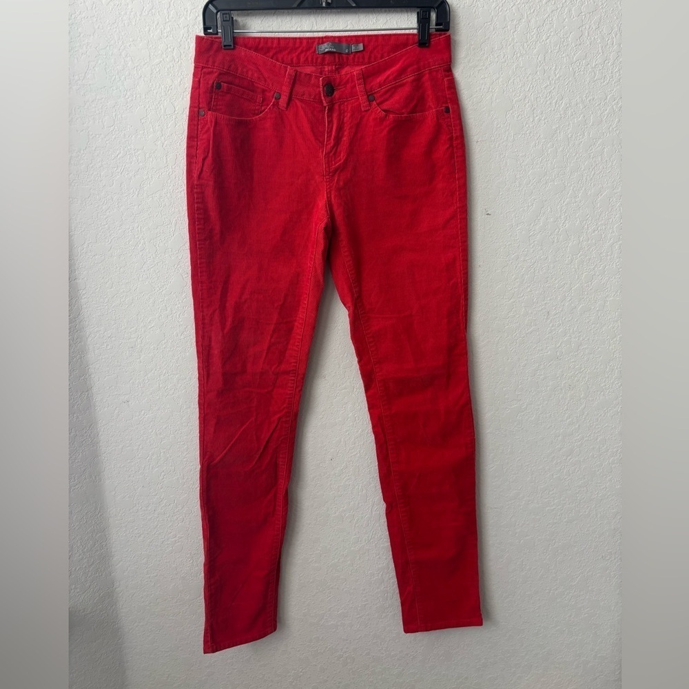 PRAna Red Corduroy Pants size 4